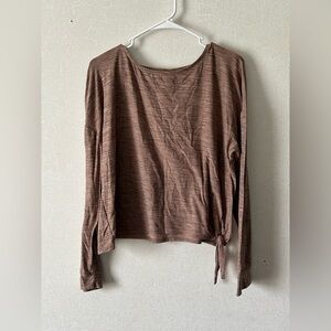 Kyodan | Women's Cocoa Long Sleeve Top | Size XL